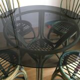 Rattan table and chairs