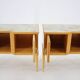 Paire de tables de chevet italiennes des années 1960 en finition brillante