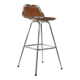 Charlotte Perriand "Les Arcs" vintage saddle leather bar stool – 1960s
