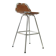 Charlotte Perriand "Les Arcs" vintage saddle leather bar stool – 1960s
