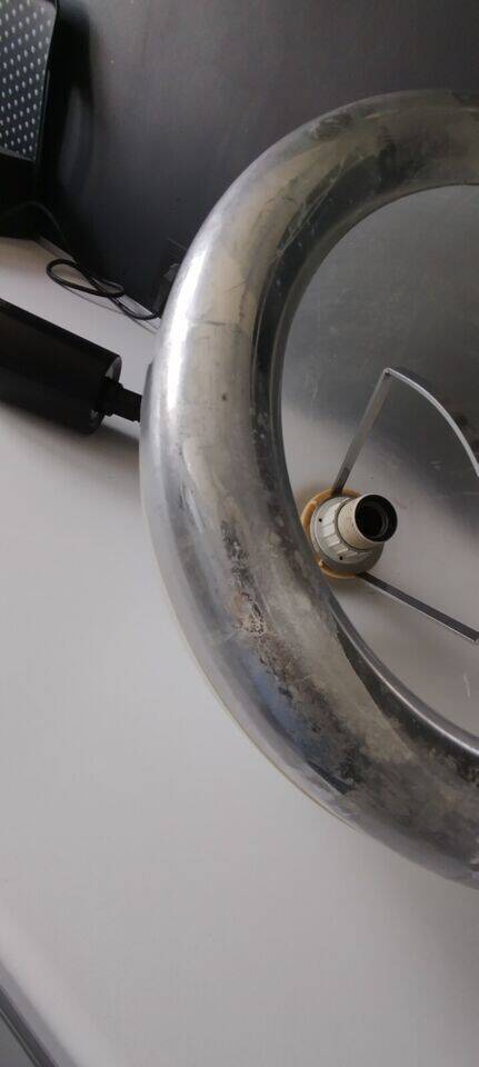 Chandelier rises and falls transparent plastic and chrome vintage 1970 space age