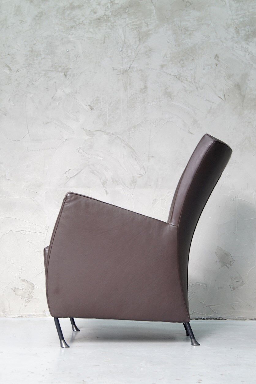 Leather Windy easy chair by Gijs Papavoine for Montis, 1990s