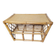 Vintage rattan coffee table