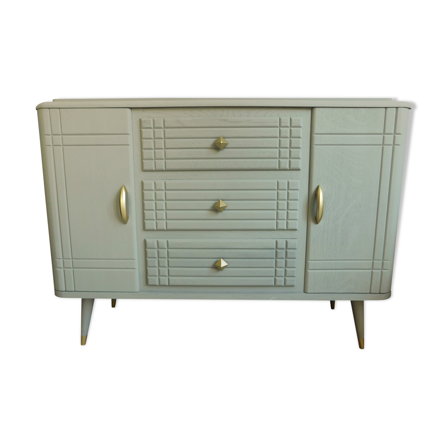Buffet graphique gris