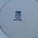 Set of 4 Saint Amand Hamage Marie Louise service plates with b motifs
