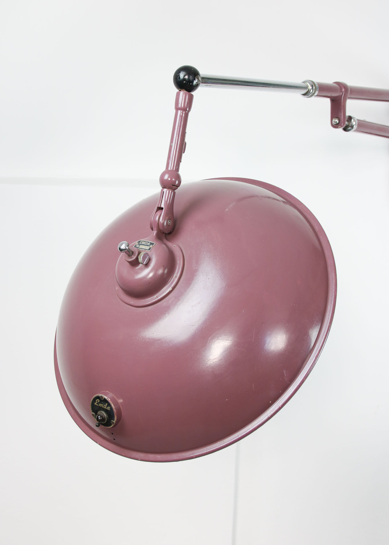 Industrial wall lamp from Emda, 1920s