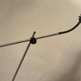 Vintage e-reader floor lamp articulated arm design