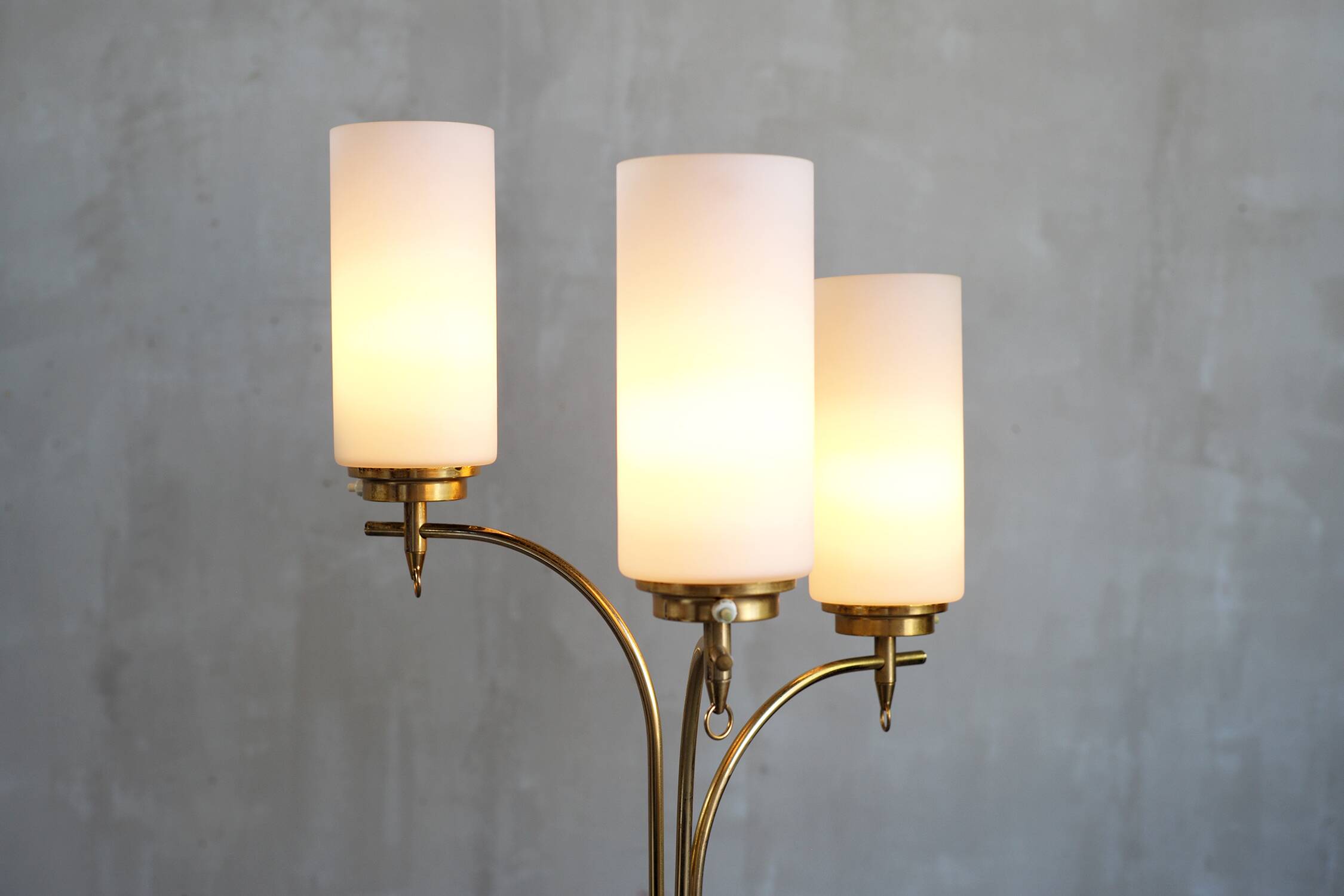 Three-light floor lamp, France 1960