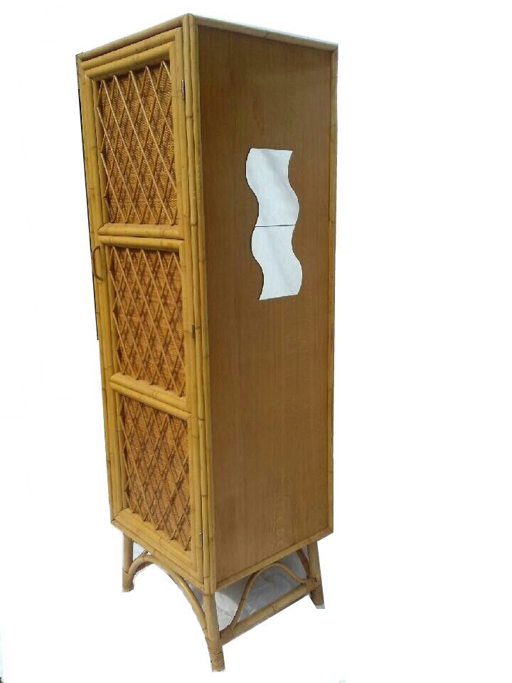 Wardrobe clear rattan