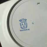 Set of 8 Terre de Fer Saint Amand & Hamage Snowball Plates