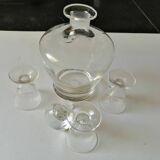 Carafe et verres  à liqueur 1950