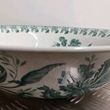 Old large salad bowl Moulin Des Loups & Hamage Orchidée