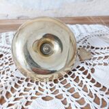 Brass candle holder with pineapple handle, France 50s/60s