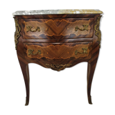 Louis XV curved jumping chest of drawers