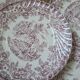 Assiettes Lunéville roses