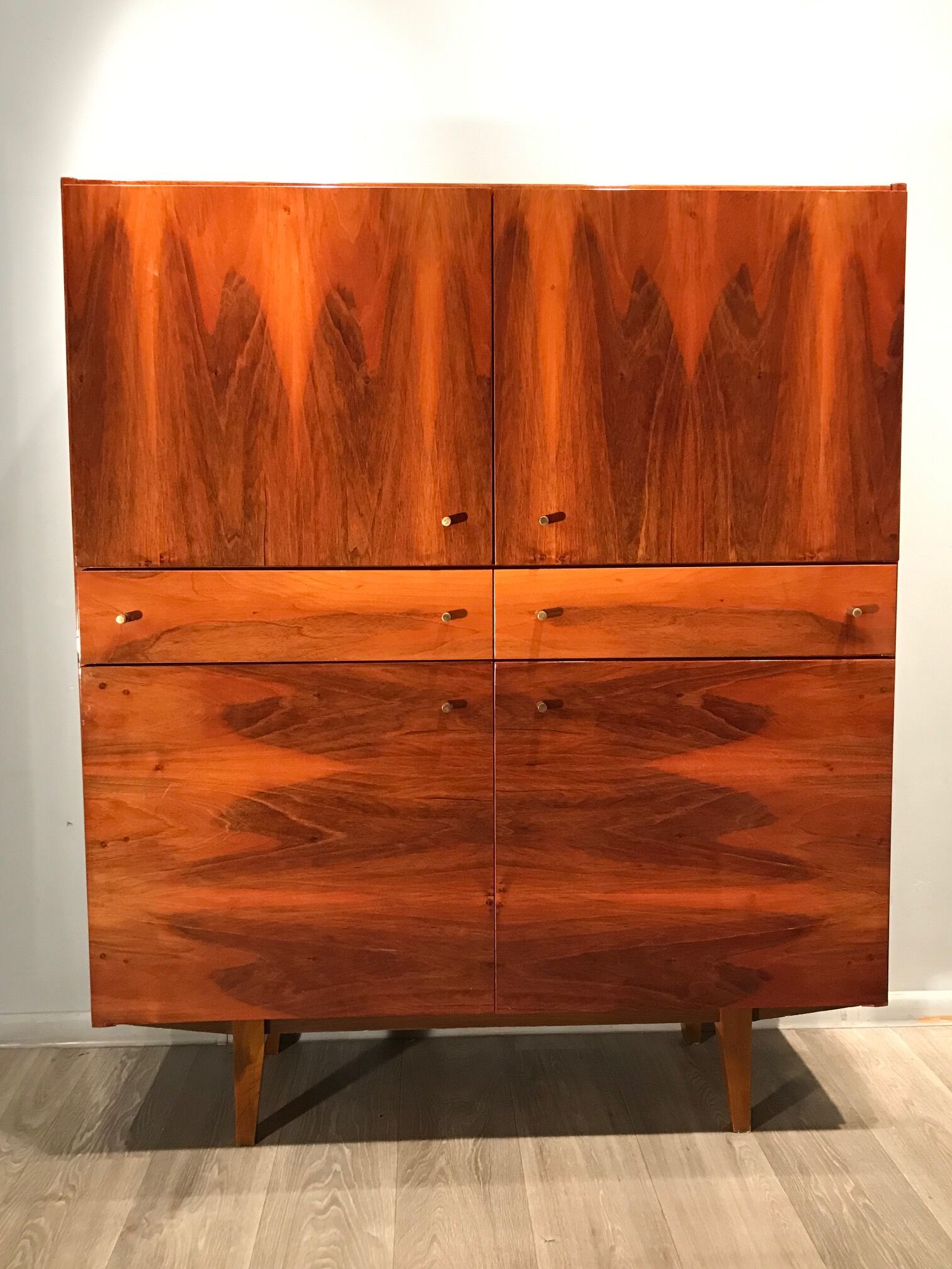 Chest of drawers, Wardrobe, Bytom Furniture Factory, Poland, 1970s