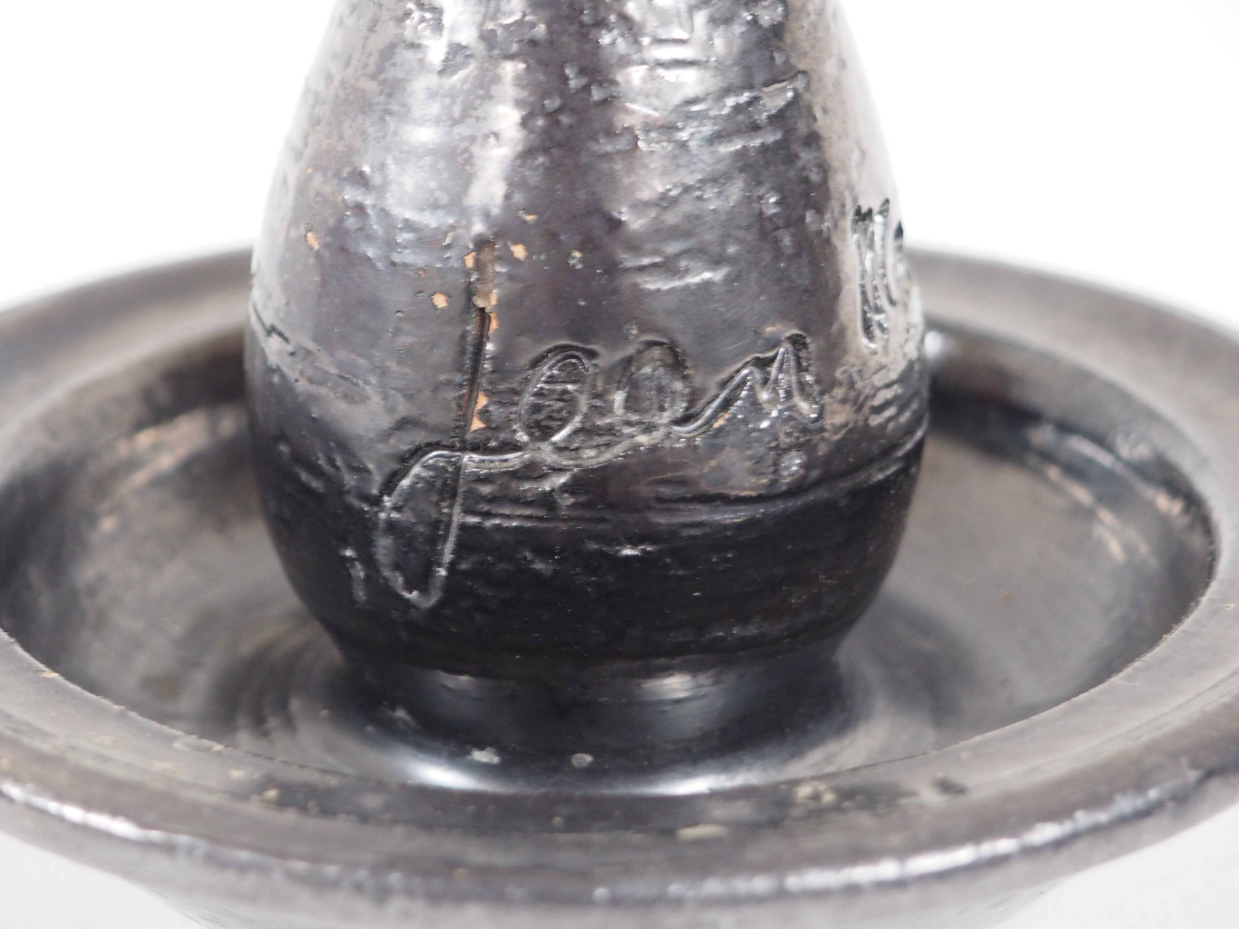 Candle holder signed Jean Marais