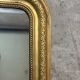 Antique Louis Philippe gilded vintage fireplace mirror - 86.5 x 62 cm