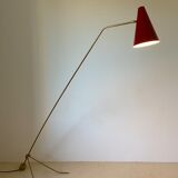 Italian brass floor lamp