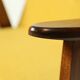 Vintage armchair Scandinavian design yellow mellow by Chierowski