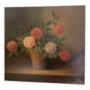 Huile nature morte sur toile