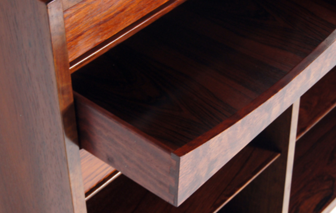 Vintage rosewood library