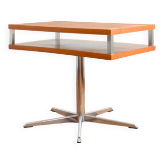 Table d’appoint pivotante / Hifi / Multifonctions Design vintage 1970s