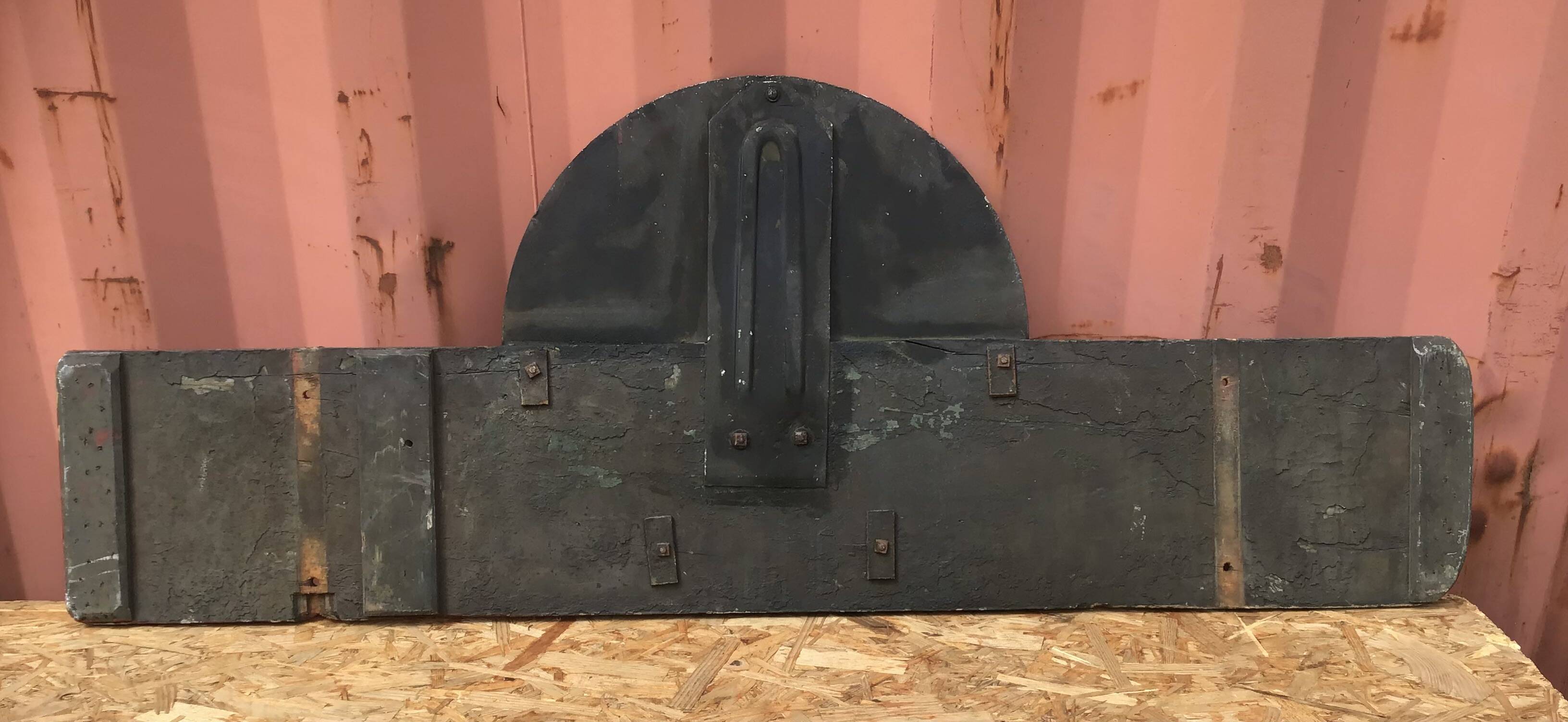 Old Brussels tram nameplate sign