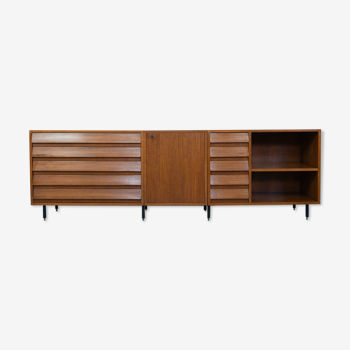 Enfilade italienne trois pièces en teck années 1960