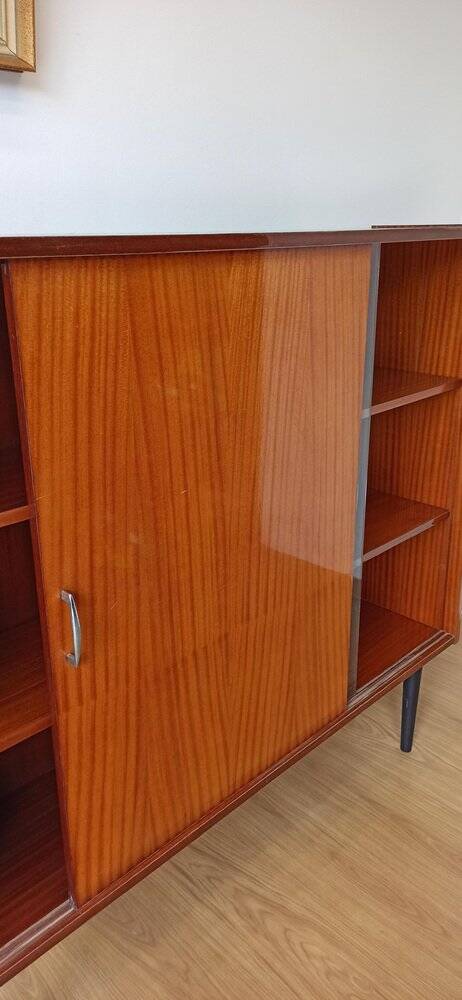 Bibliothèque vintage en bois, 1970