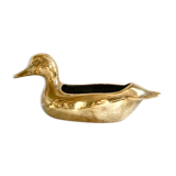 Empty solid brass duck pocket