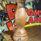 Beautiful wooden lamp
