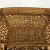 Side table or rattan and canning service