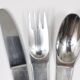 Carl Auböck 2060 Cutlery, 42 pcs., Complete for 6 People, Hammered Austria, 1950