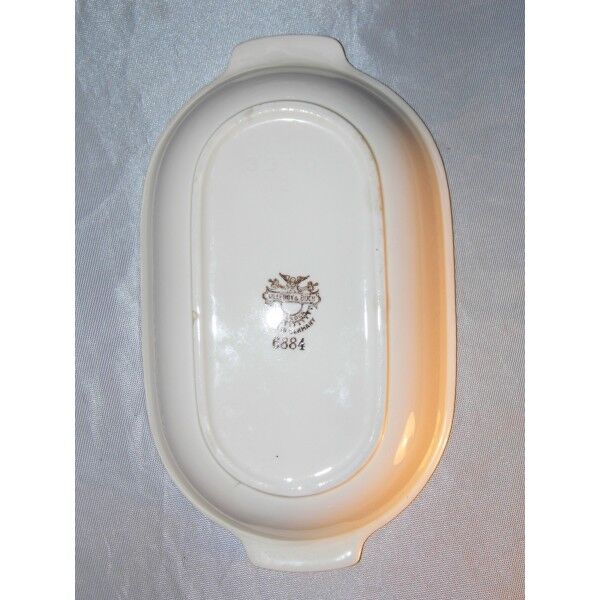 Vintage blue Villeroy Boch earthenware dish