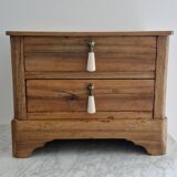 Rustic master piece of furniture, bedside table, late 19th century