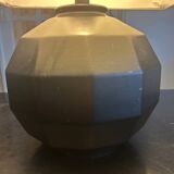 black ceramic lamp from the 80s