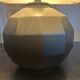 black ceramic lamp from the 80s