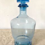 Antique carafe in blue glass