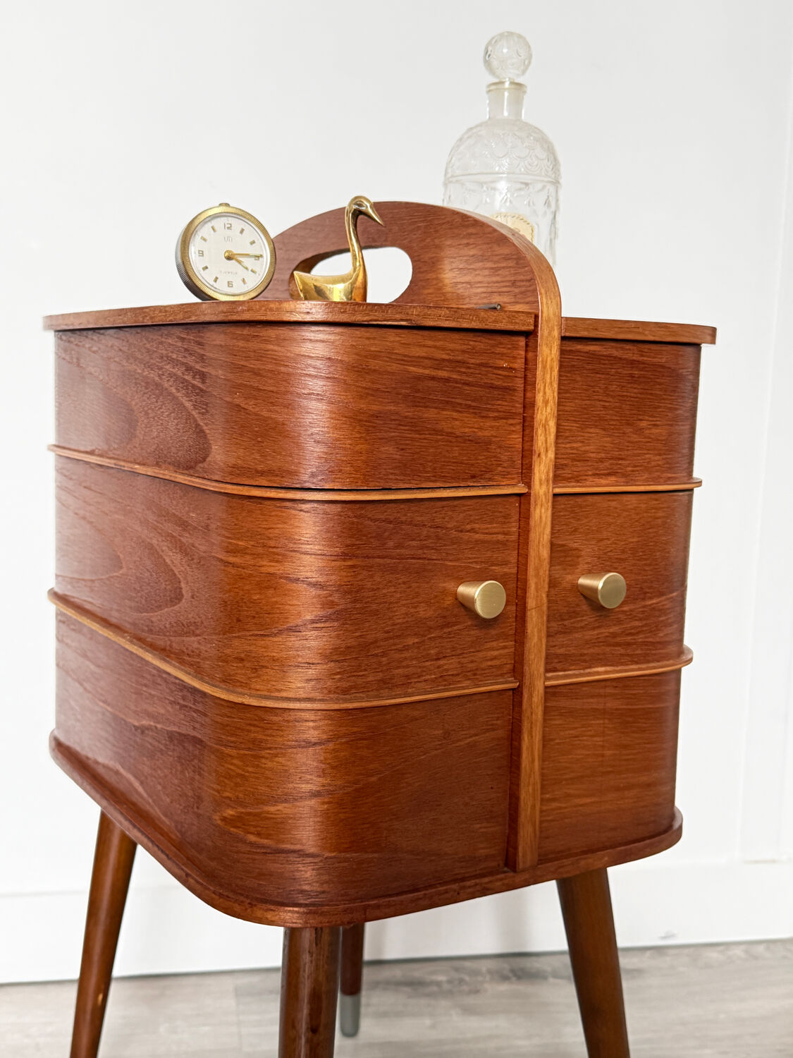Table de chevet vintage style scandinave