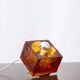 Cubic table lamp "Coca" in Murano glass, Italy, 1970s