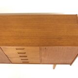 Scandinavian teak and oak sideboard, Sweden, 1960
