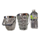 1960/80 /2 cut crystal ice buckets