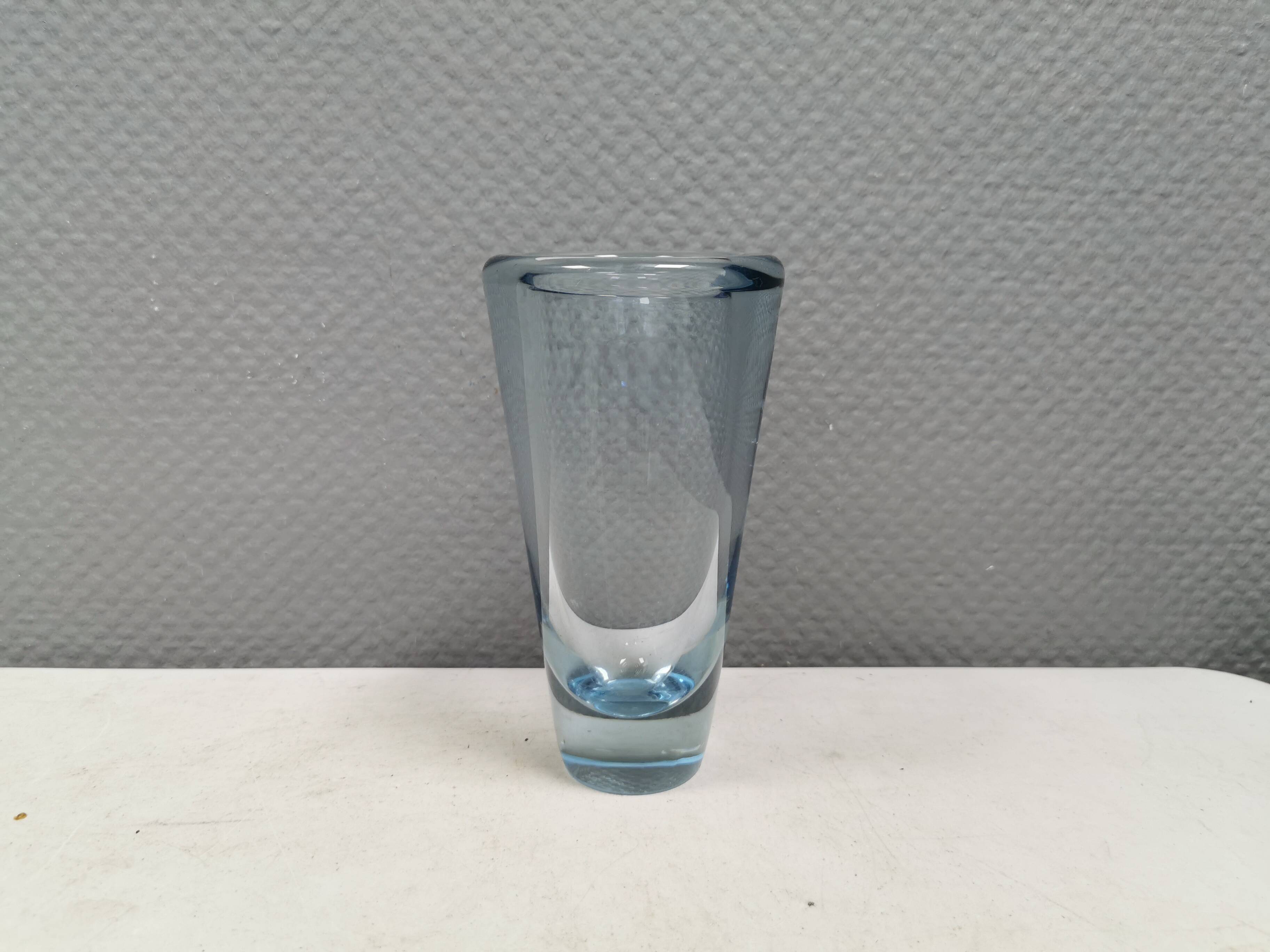 Vase from Holmegaard Denmark, designed by Per Lütken in 1961.