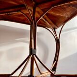 Wicker table, 1940s