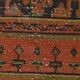 3x11 Vintage Terracotta Oriental Pattern Turkish Runner Rug, 89x342Cm