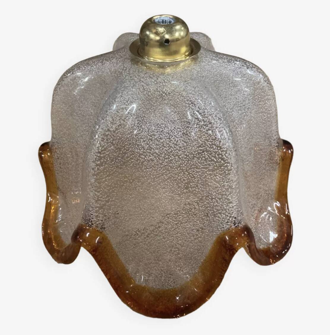 Italian glass pendant light 1970