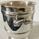 Silver metal ice bucket from Christofle House