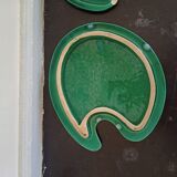 Set of 3 coasters and bottles in earthenware Le Poet-Laval