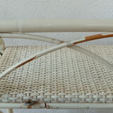 Vintage rattan shelf